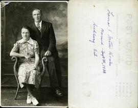 Laura & Matti Koski Married - Sept 25, 1938 Sudbury - Ont.