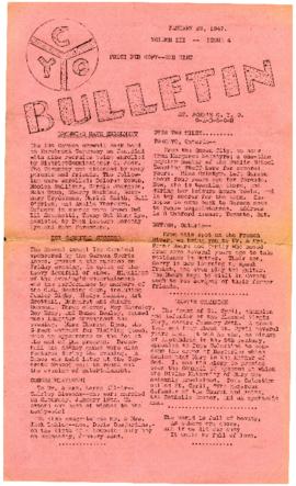 C.Y.O. Bulletin Volume III, Issue 4