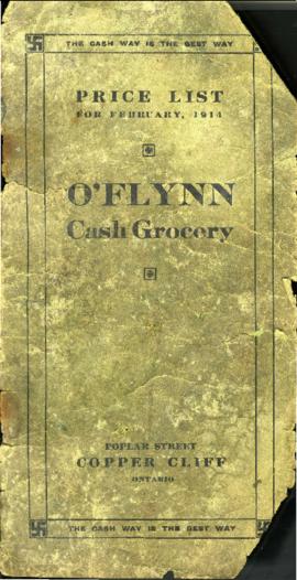O'Flynn Cash Grocery Price List
